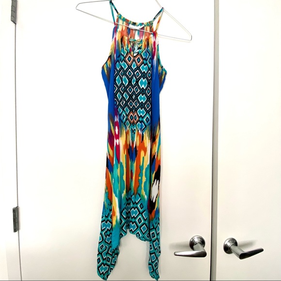 New York and Company Multi-color Dress in XS - Picture 3 of 14